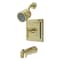 Kingston Brass KB4657CML Single-Handle Tub and Shower Faucet, Brushed Brass KB4657CML - alternate 1
